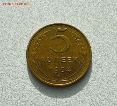 5 копеек 1954 года Блеск. До 23.01.21. - DSC03135.JPG