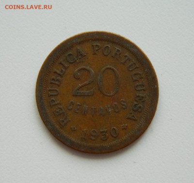 Португальский Кабо-Верде 20 сентаво 1930 г. до 25.01.21 - DSCN5354.JPG