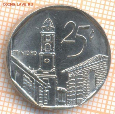Куба 25 сентаво 2008 г., до 25.01.2021 г. 22.00 по Москве - Куба 25 сентаво 2008 2362