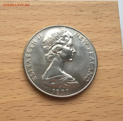 Крона Шайба Новая Зеландия 1 доллар 1970 Гора Кука - IMG_0419.JPG