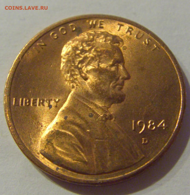 1 цент 1984 D США №1а 27.01.2021 22:00 М - CIMG7131.JPG