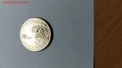 1 доллар 2020. Джордж Буш старший. 41 ый президент США. UNC - 20210104_192009