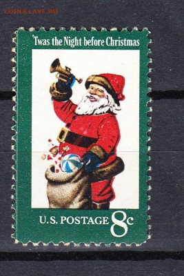 США 1972 рождество 1м** до 28 01 - 25