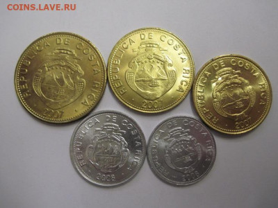 Коста Рика набор из 5 монет  до 24.01.21 - IMG_1508.JPG