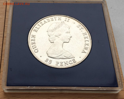 Крона Шайба Остров Святой Елены 25 пенсов 1980 корабль - IMG_0728.JPG