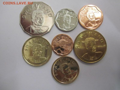 Свазиленд набор из 7 монет  до 24.01.21 - IMG_1480.JPG