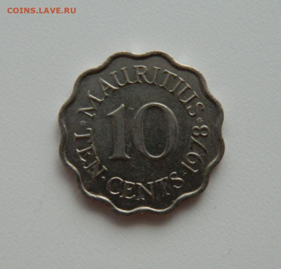 Британский Маврикий 10 центов 1978 г. до 28.01.21 - DSCN5424.JPG