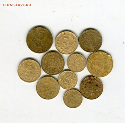 11 монет бронза дореформа. до 26.01.21 22-30 - 11 бронза