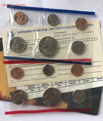 Банковский набор монет США 1995 до 21.30 МСК 23.01.21 - IMG_4092