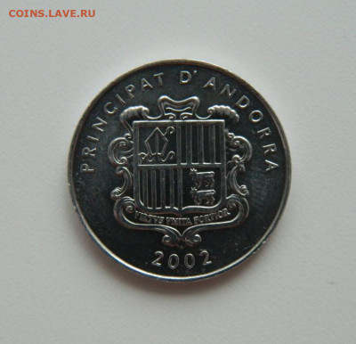 Андорра 1 сантим 2002 г. (Юбилейная) Фауна до 28.01.21 - DSCN5414.JPG