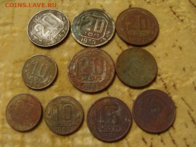 10 монет до 1961, нечищенных. старт 100 с дорогой - DSC03209.JPG