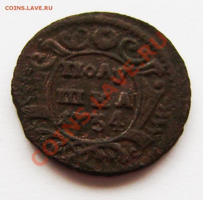 Полушки: 1730, 1731, 1734, 1735 -5 шт., 1748г. - P9080005.JPG