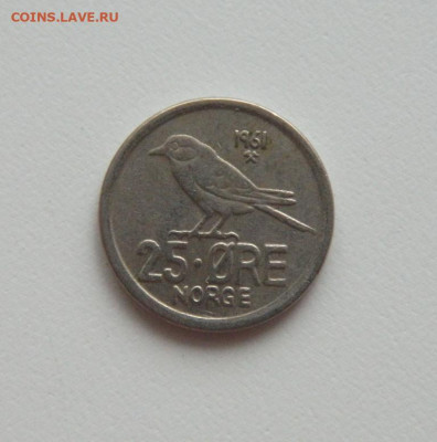 Норвегия 25 эре 1961 г. (Птичка). до 28.01.21 - DSCN5486.JPG