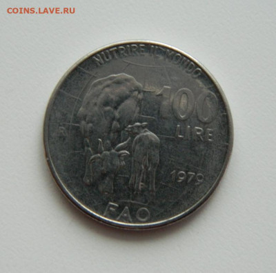 Италия 100 лир 1979 г.(Фауна) Юбилейная до 28.01.21 - DSCN5513.JPG