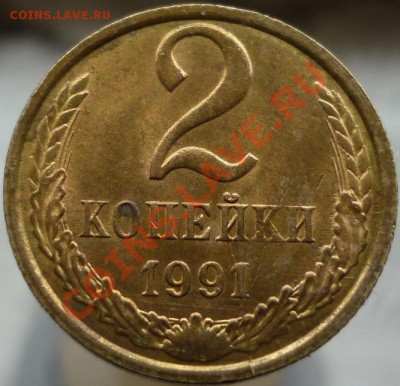 2 копейки 1991 год Л, Y-образный раскол. Оценка. - P1060444.JPG