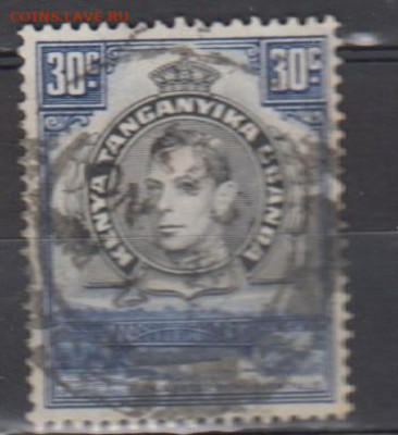 Колонии Кения Уганда Танзания 1938 1м 30ц до 30 01 - 370