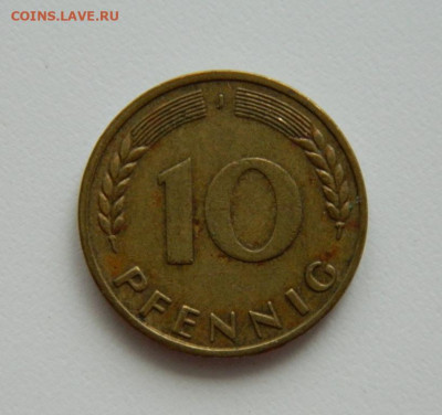 Германия 10 пфеннигов 1950 г. "J". до 28.01.21 - DSCN5609.JPG