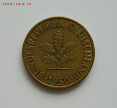 Германия 10 пфеннигов 1950 г. "J". до 28.01.21 - DSCN5610.JPG