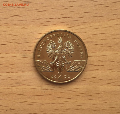 Польша 2 злотых 1998 Жаба фауна - IMG_1739.JPG