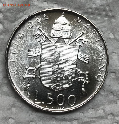500 лир Ватикан 1980 UNC до 21.30 МСК 30.01.21 - IMG_4228