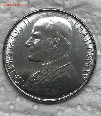 100 лир Ватикана 1980 UNC до 21.30 МСК 30.01.21 - IMG_4229