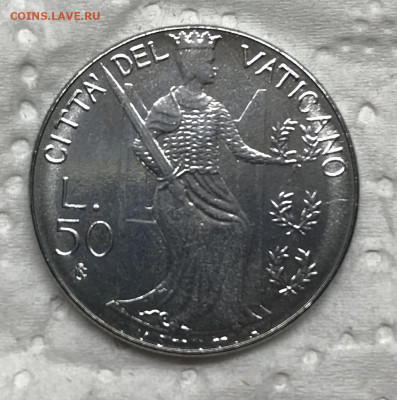 10, 20 и 50 лир Ватикана 1980 UNC до 21.30 МСК 30.01.21 - IMG_4232