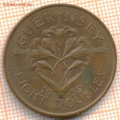 Гернси 8 дублей 1959 г., до 1.02.2021 г. 22.00 по Москве - Гернси 8 дублей 1959 2632