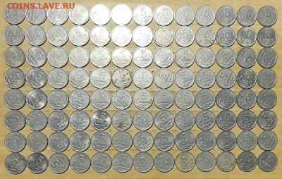 5 копеек 1997 СП 104шт. (10шт. в блеске) 30.01.2021 22:00 - 021