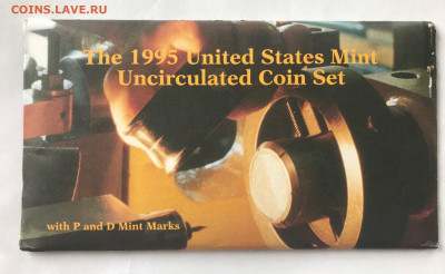 Банковский набор монет США 1995 до 21.30 МСК 30.01.21 - IMG_4091-95