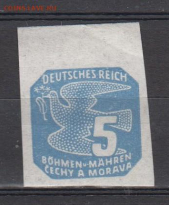 Богемия И Моравия 1943 5г 1м** до 31 01 - 34