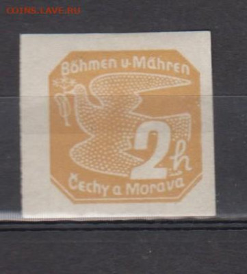 Богемия и Моравия 1939 1м* 2г до 31 01 - 37