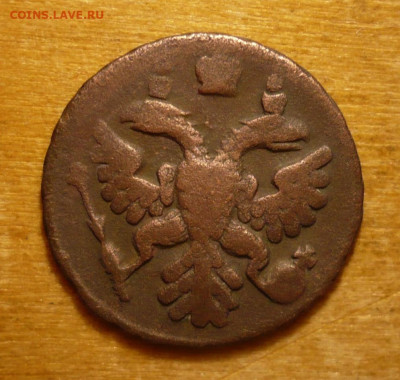 Полушка 1738 .Анна Иоанновна (1730-1740)31.01.2021 в 22:10 - P3390317.JPG
