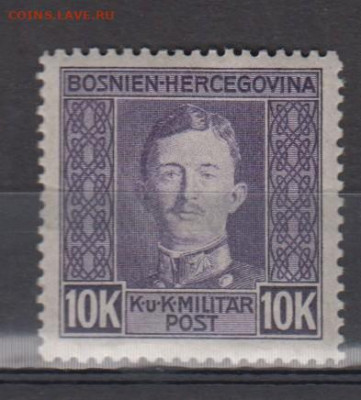 Босния Герцеговина 1917 1м * 10к до 31 01 - 43