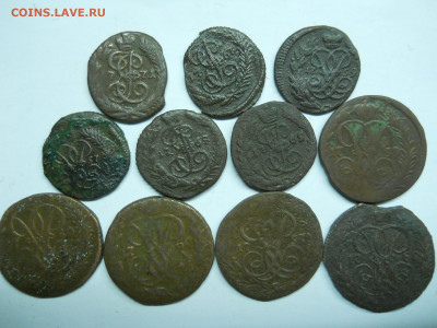 полушки.денги 1757-1771.11 штук.до 29.01.2021 в 22-00 по мск - DSCN5875.JPG