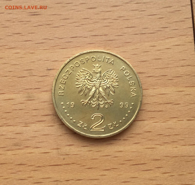 Польша 2 злотых 1999 150 лет со дня смерти Фредерик Шопен - IMG_1830.JPG