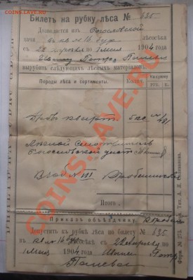 билет на рубку леса - DSCF0254