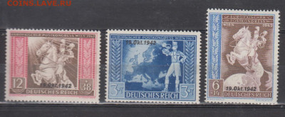 Германия 3-й Рейх 1942 3м** надпечатка до 02 02 - 64