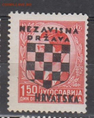 Хорватия 1941 1м** 1,5 надпечатка до 02 02 - 81