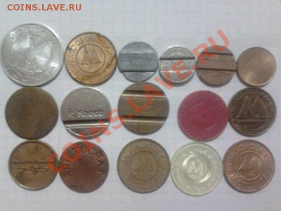 16шт Разных жетонов. До 10.10.2011г. 22.00мск - 41 жетоны
