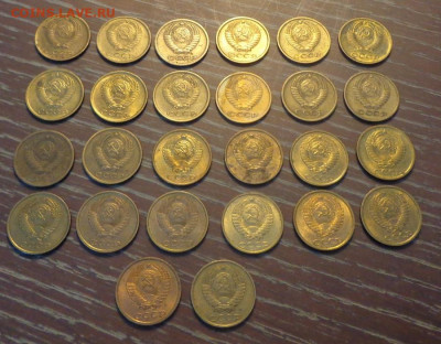 2 копейки 1967-91 года подряд 26 штук до 5.02, 22.00 - 2 коп 1967 - 1991 большой лот_2