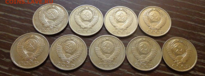 50 коп 1980-88 (9 шт) года подряд блеск до 5.02, 22.00 - 50 коп 1980-1988 (№2)_2 блеск.JPG