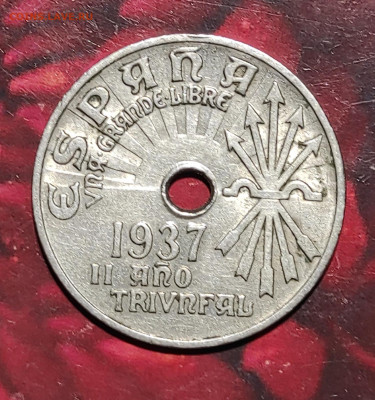 Испания 25 сентимов 1937 50 сантимов 1949 фикс. - IMG_20210131_045927