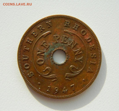 Британская Южная Родезия 1 пенни 1947 г. до 04.02.21 - DSCN5976.JPG