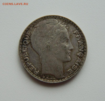 Франция 10 франков 1938 г. (Ag) до 04.02.21 - DSCN6038.JPG