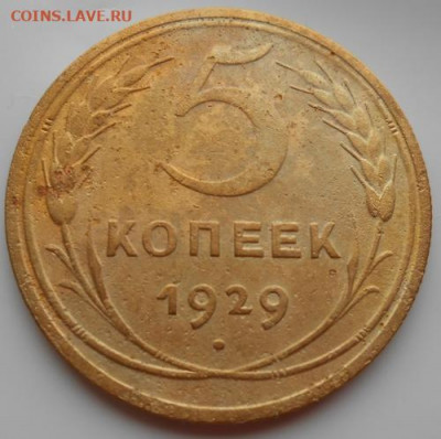5 копеек 1929 до 04.02.2021 - монеты 465