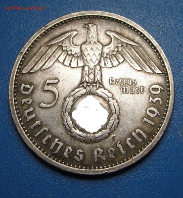 5 рейхсмарок 1939 Германия до 06.02.2021 г. в 22.00 - DSC03719.JPG