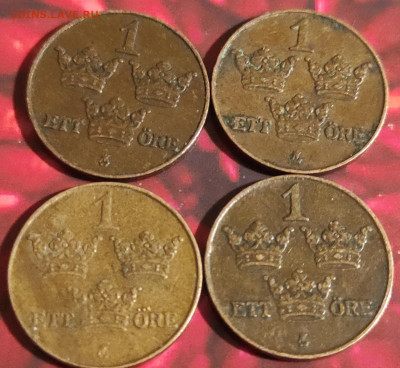 Швеция 5 эре, 2 эре, 1эре . 1909-1950 фикс. - IMG_20210131_164046