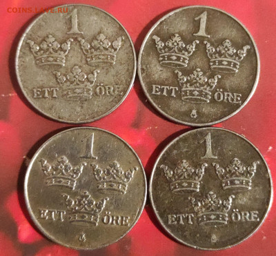 Швеция 5 эре, 2 эре, 1эре . 1909-1950 фикс. - IMG_20210131_163621_2
