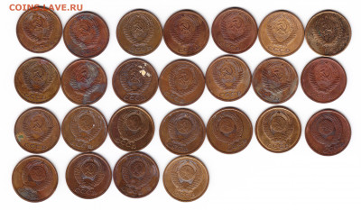 5 копеек СССР 1974,75,76,78,79гг (25шт) - IMG2