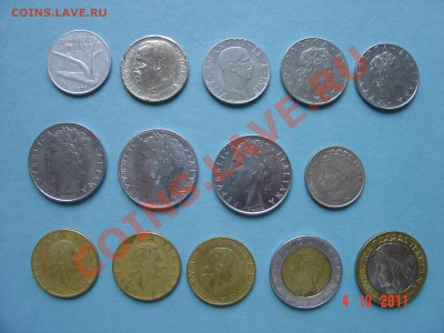 Италия 14 монет - DSC05423.JPG